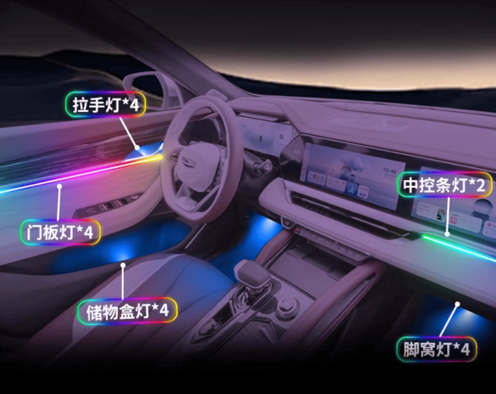 Đèn nội thất Geely Monjaro